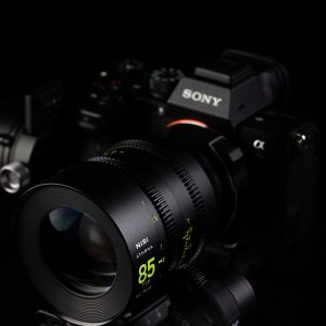 Athena Prime 85mm T1.9 on a Sony, on a black background