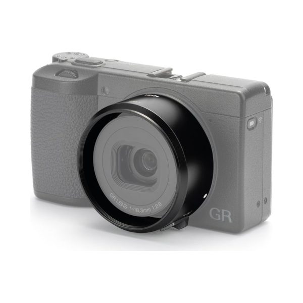 Where the NiSi PR-11 adapter sits on the Ricoh GR III