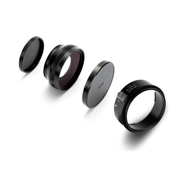 NiSi PR-10 wide angle converter kit for Ricoh GR IV: converter, front and rear caps and PR-8 adapter